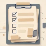 checklist-style illustration
