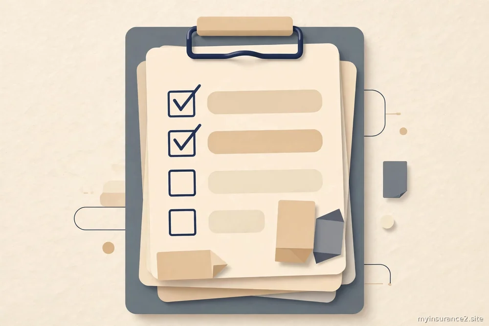 checklist-style illustration