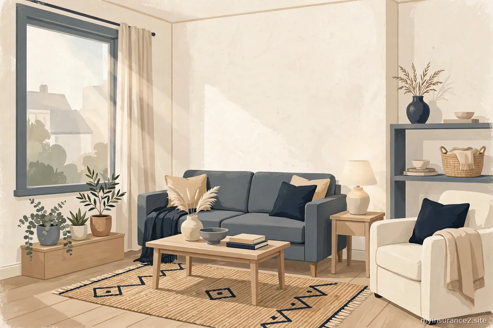 apartment interior illustration