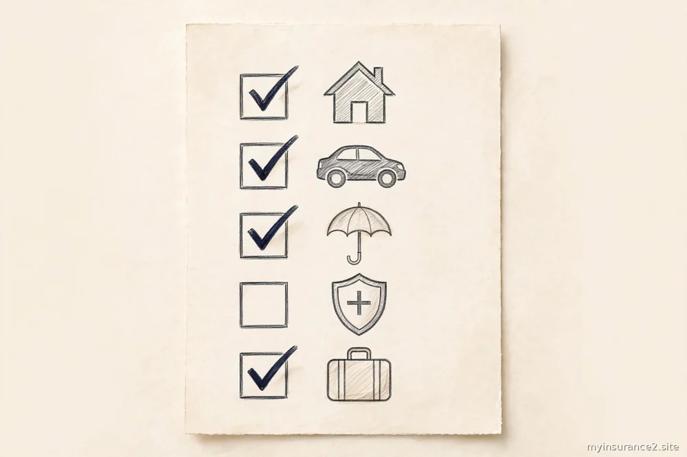 checklist with pencil illustration