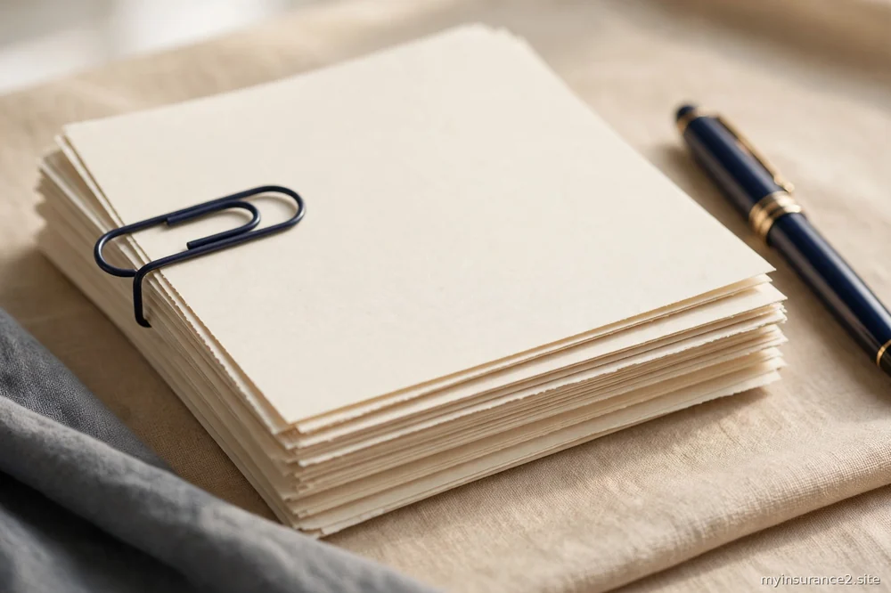 policy document close-up